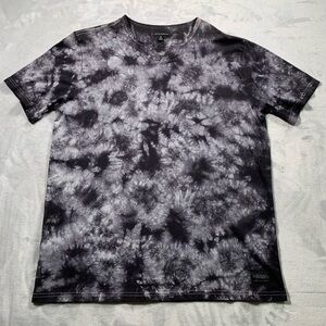 Black Tie-Dye Men's Shirt